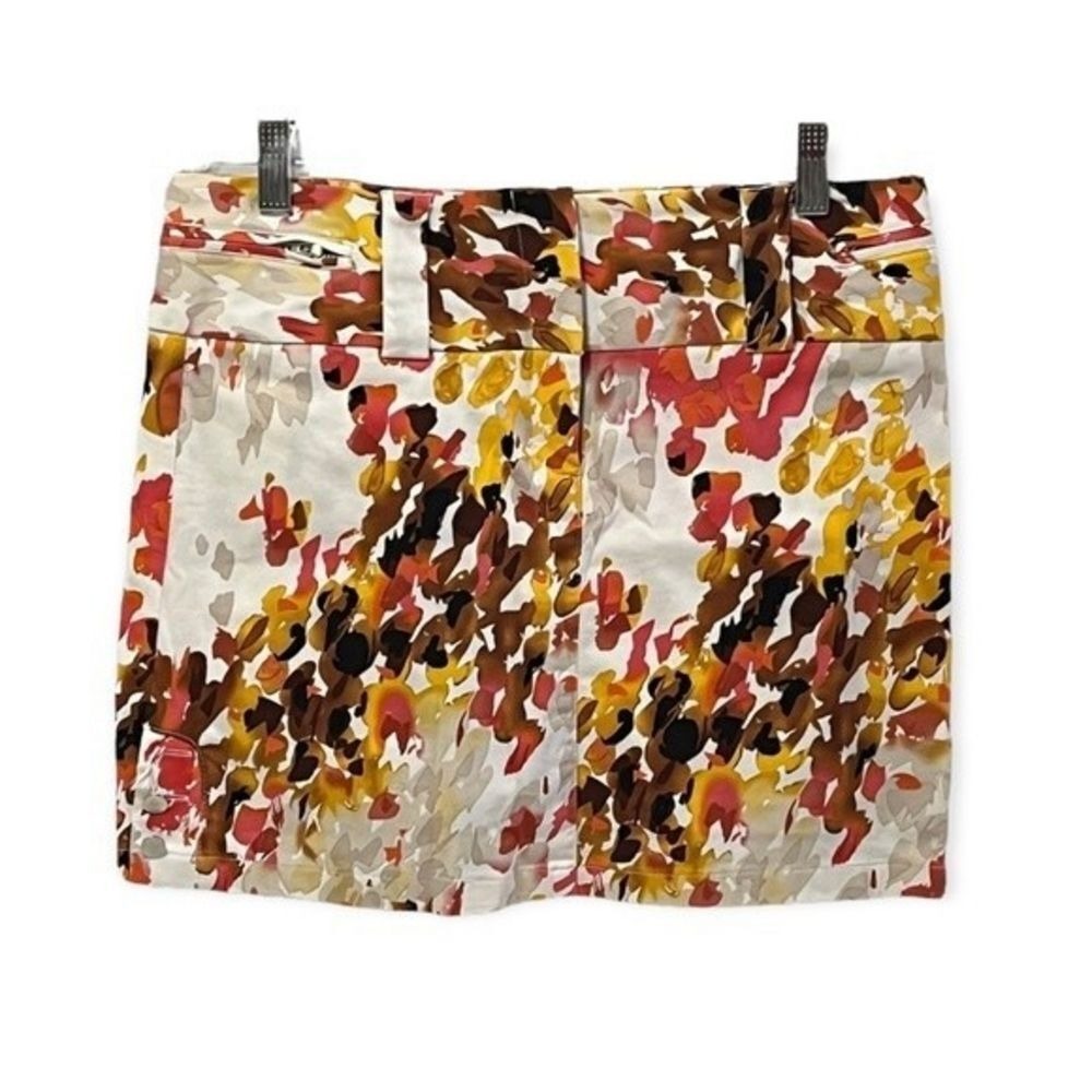 Bamboo Traders Women's Abstract Floral Print Skirt Skort‎ Size 6